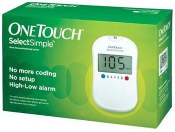 Onetouch Select Simple Glucometer With 25 Tests Strips Glucometer Price In India Buy Onetouch Select Simple Glucometer With 25 Tests Strips Glucometer Online At Flipkart Com