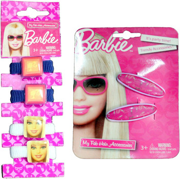 barbie hair accessories set