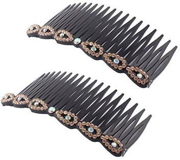 Uxcell Uxcell Plastic Women Hairstyle Decoration Inlaid 18 Teeth