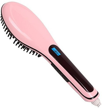 easy hair straightener brush