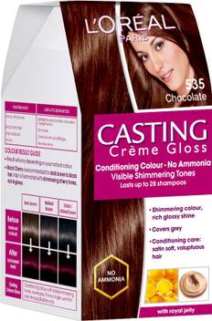 L Oreal Paris Casting Creme Gloss Chocolate 535 Price In India Buy L Oreal Paris Casting Creme Gloss Chocolate 535 Online In India Reviews Ratings Features Flipkart Com