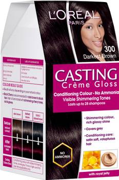 L Oreal Paris Casting Creme Gloss Darkest Brown 300 Price In India Buy L Oreal Paris Casting Creme Gloss Darkest Brown 300 Online In India Reviews Ratings Features Flipkart Com