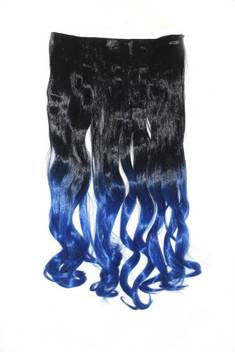 Luv Li Professional Styling Wavy Curls In Black And Blue Hair