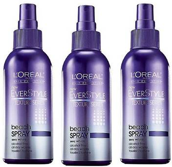 L Oreal Paris Ever Style Texture Spray Beach Waves Pack Of 3 Hair Spray Price In India Buy L Oreal Paris Ever Style Texture Spray Beach Waves Pack Of 3 Hair Spray Online