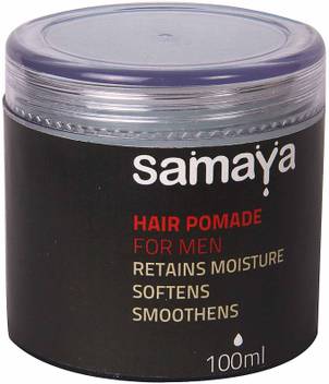 Samaya Hair Pomade For Men Hair Gel Price In India Buy Samaya Hair Pomade For Men Hair Gel Online In India Reviews Ratings Features Flipkart Com Though, i must say your hair would surely feel nourished & happy after applying this. samaya hair pomade for men hair gel