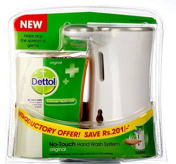 Dettol No Touch Hand Wash System Original Hand Wash Bottle