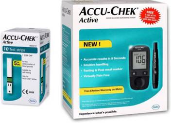 Accu Chek Active Glucometer Price In India Buy Accu Chek Active