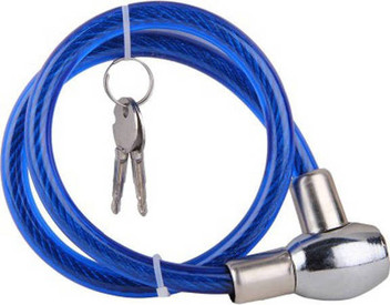 cable lock for helmet