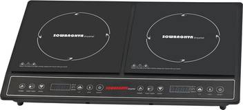 Sowbaghya Crystal Double Burner Induction Cooktop Buy Sowbaghya Crystal Double Burner Induction Cooktop Online At Best Price In India Flipkart Com