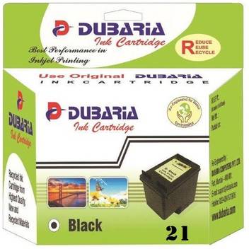 Dubaria 21 Black Ink Cartridge Compatible For Hp 21 Black Ink Cartridge For Use In Hp