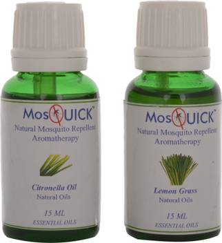 Mosquick Natural Mosquito Repellent Oil Citronella 15ml Lemon Grass 15ml 30ml Total Buy Baby Care Products In India Flipkart Com