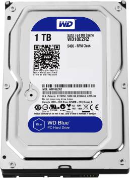 WD SATA 1 TB Desktop Internal Hard Disk Drive (WD10EZRZ)