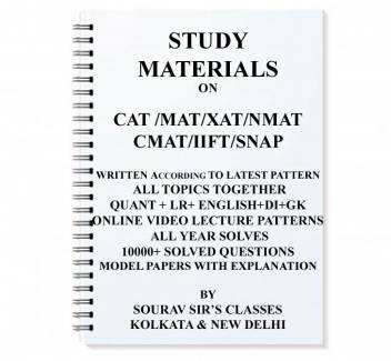 Study Notes Materials For Entrance Cat Mat Xat Nmat Cmat Iift