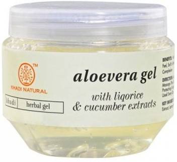 Khadi Natural Natural Aloevera Gel With Liqorice Cucumber Extracts Transparent Price In India Buy Khadi Natural Natural Aloevera Gel With Liqorice Cucumber Extracts Transparent Online In India Reviews Ratings