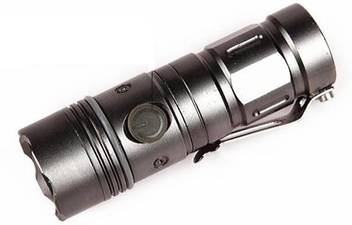 gor sun cree rechargeable led flashlight 3 inch torch