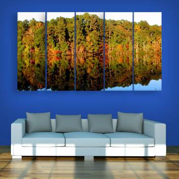 Inephos Multiple Frames Beautiful Nature Scenery Wall Painting