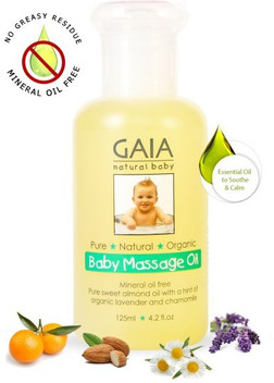 gaia baby massage oil