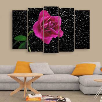 Inephos Multiple Frames Beautiful Flower Wall Painting Digital Frames Beautiful Flower Wall Painting