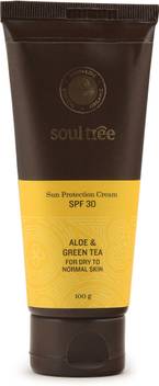 Soultree Sun Protection Cream Spf 30 With Aloe Vera Green Tea For Dry To Normal Skin Spf 30 Pa Price In India Buy Soultree Sun Protection Cream Spf 30 soultree sun protection cream spf 30 with aloe vera green tea for dry to normal skin spf 30 pa