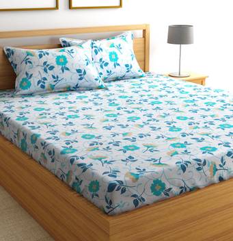 Flipkart Smartbuy 104 Tc Cotton Double Floral Bedsheet Buy