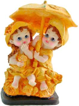 Leexotica Cute Baby Couple In Romantic Love Figurine Statue