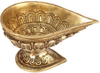 Statuestudio South Indian Style Brass Handmade Diwali Home Temple