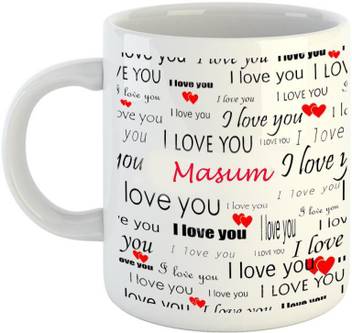 Emerald Love You White Ceramic I Love You Masum Ceramic Mug Price In India Buy Emerald Love You White Ceramic I Love You Masum Ceramic Mug Online At Flipkart Com