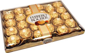 Ferrero Rocher Chocolates 24 Pcs Chocolate Truffles Price In India Buy Ferrero Rocher Chocolates 24 Pcs Chocolate Truffles Online At Flipkart Com