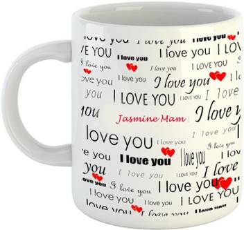 Emerald Love You White Ceramic I Love You Jasmine Mam Ceramic Coffee Mug Price In India Buy Emerald Love You White Ceramic I Love You Jasmine Mam Ceramic Coffee Mug Online