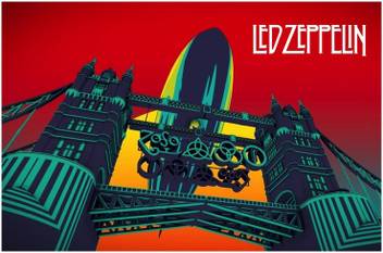 Led Zeppelin Mothership Album Art Poster Paper Print Music