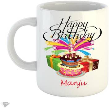 Reindeer Happy Birthday Manju 350ml White Ceramic Mug Ceramic Coffee Mug Price In India Buy Reindeer Happy Birthday Manju 350ml White Ceramic Mug Ceramic Coffee Mug Online At Flipkart Com Great collection of happy birthday gifs for her. flipkart