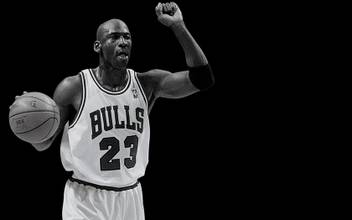 Belucky Wall Poster Grayscale Nba Basketball Michael Jordan