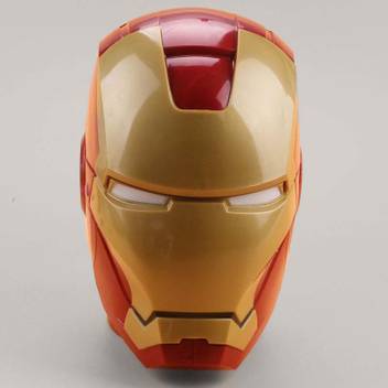 Bonzeal Iron Man 3d Cartoon With White Eye Funny Solid Plastic