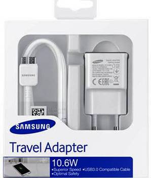 Samsung Etw0u72iwe Adaptive Fast Charge 10w 2 0a Travel Adapter With High Speed Data Sync Micro Usb Cable 1 A Mobile Charger With Detachable Cable Samsung Flipkart Com