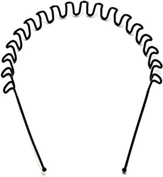 Out Of Box Men Women Zig Zag Tooth Metal Headband Hair Band Price