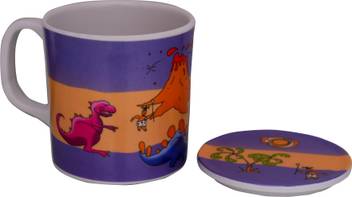 Purpledip Children S With Lid Cover For Kids In High Quality Plastic Cute Dinosaurs Plastic Mug Price In India Buy Purpledip Children S With Lid Cover For Kids In High Quality Plastic Cute