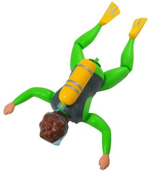 scuba bath toy