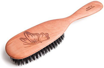 stiff boar bristle hair brush