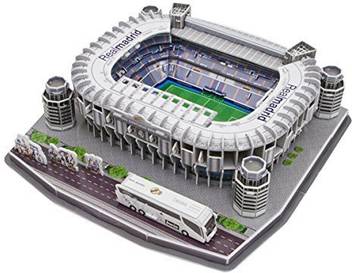 Nanostad Real Madrid Santiago Bernabeu Stadium 3d Puzzle Real