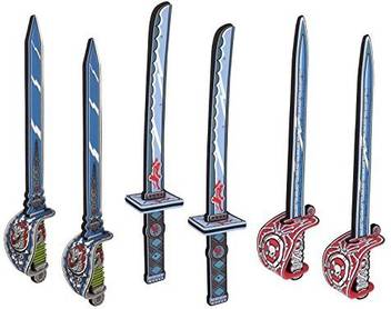 Liberty Imports Warrior Pirate Foam Swords 6 Pack Large Toy Set