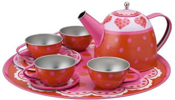 alex tin tea set