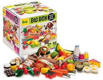 wooden role play food