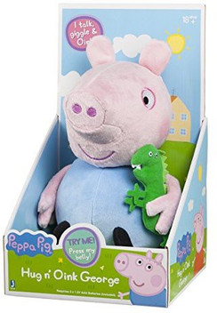 peppa pig george talking plush