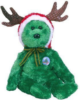 2002 holiday teddy beanie baby value