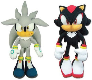 sonic and shadow plush