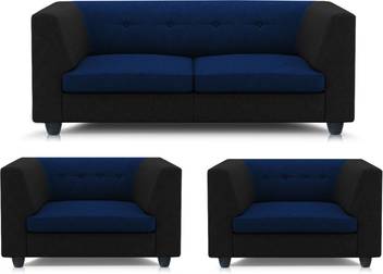 adorn homez flamingo fabric 2 1 1 multi sofa set