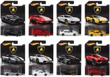 hot wheels lamborghini set of 8