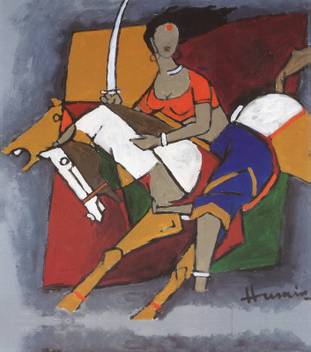 Painting Mf Husain Hd Wallpaper On Art Paper Fine Art Print Art