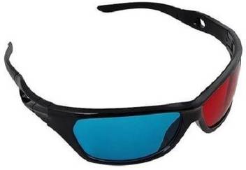 Connectwide 3d Plastic Half Ana Glyph Glasses Red Blue Video Glasses Connectwide Flipkart Com