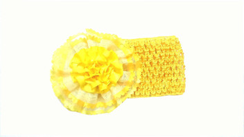 girls yellow headband